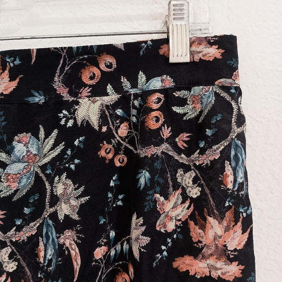 Adriana Degreas Black Floral Silk Midi Skirt - Picture 2 of 10